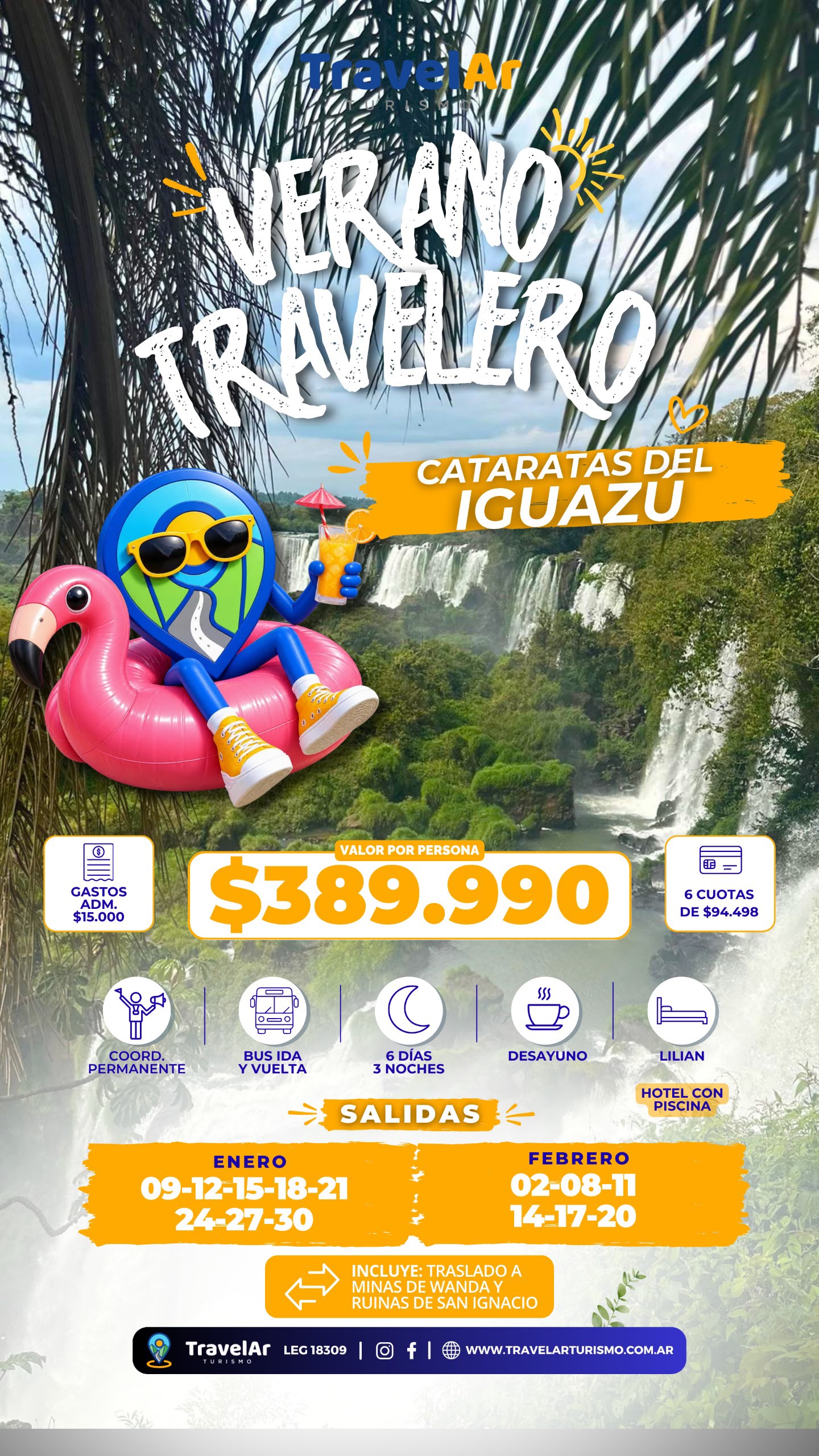 Cataratas del Iguazú Verano Travelero
