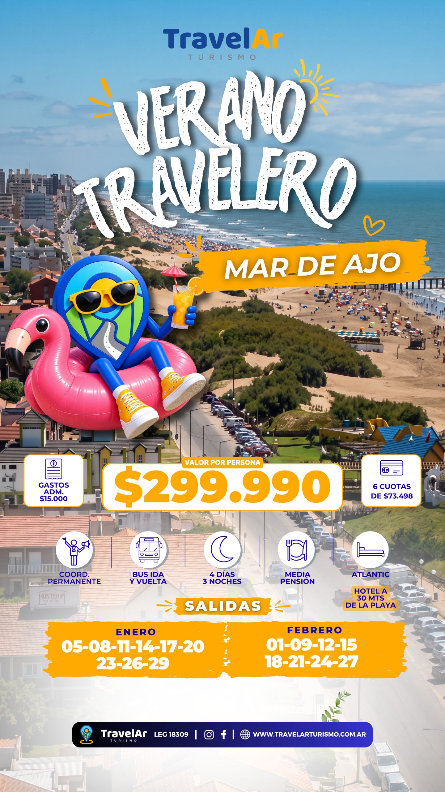 Mar de Ajó Verano Travelero