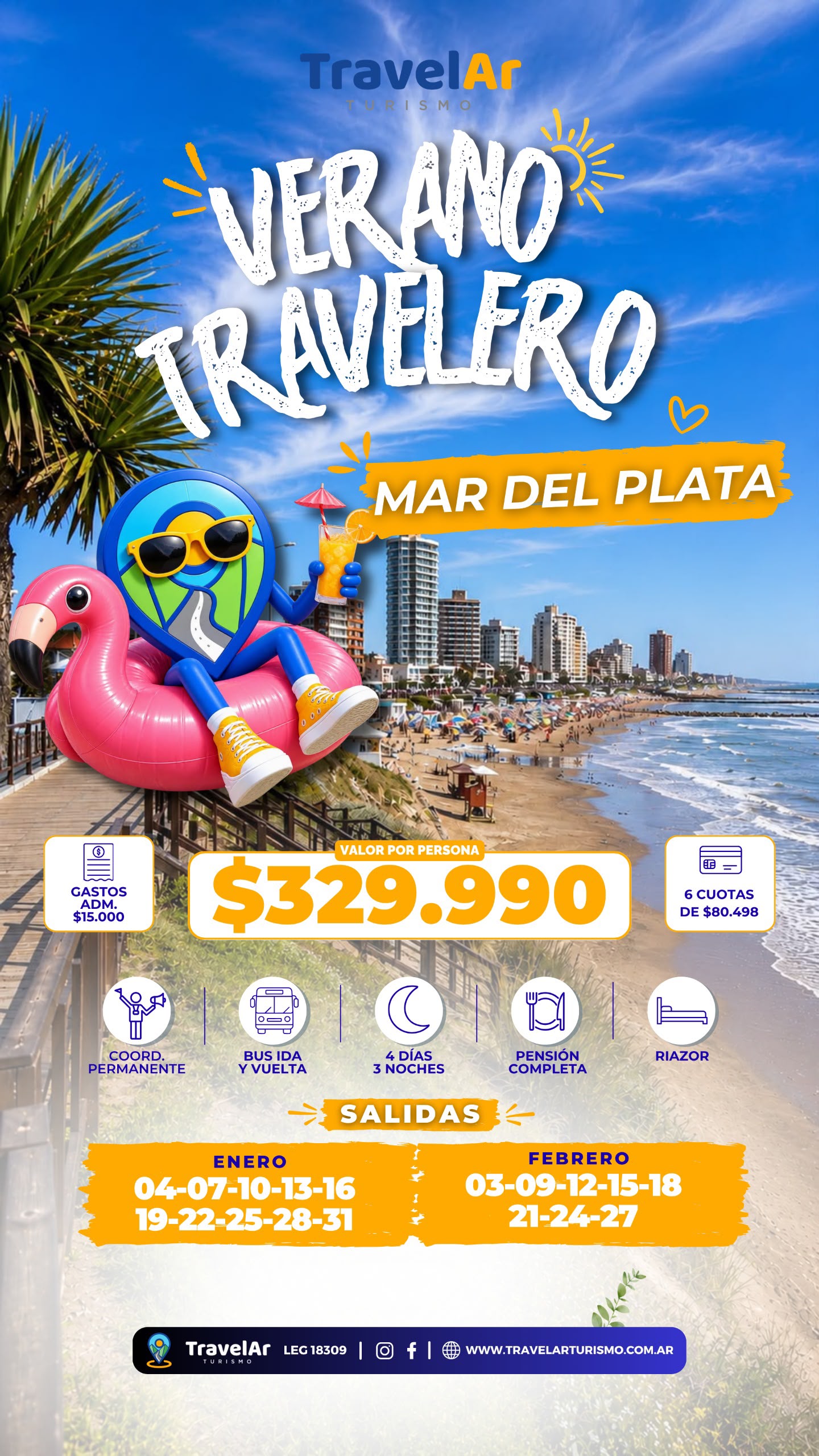 Mar del Plata Hotel Riazor Verano Travelero