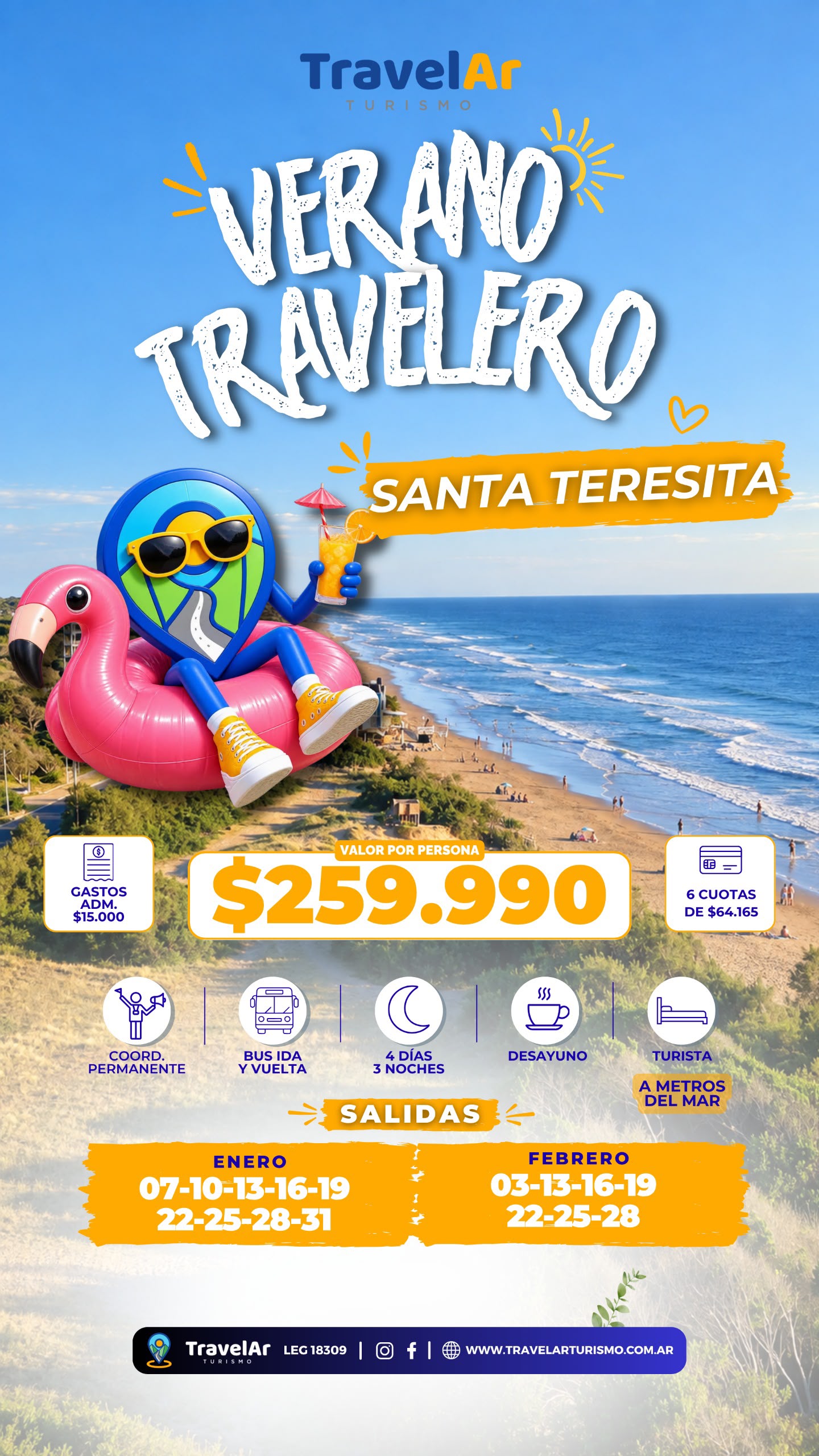 Santa Teresita Verano Travelero