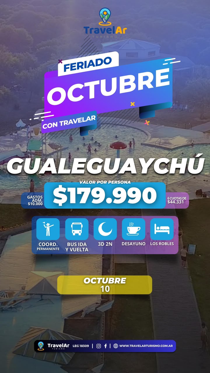 Gualeguaychú Feriado Octubre
