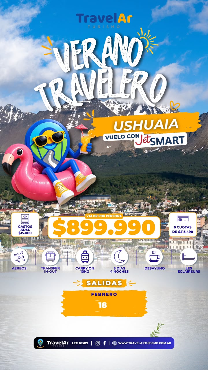 Ushuaia Verano Travelero JetSMART