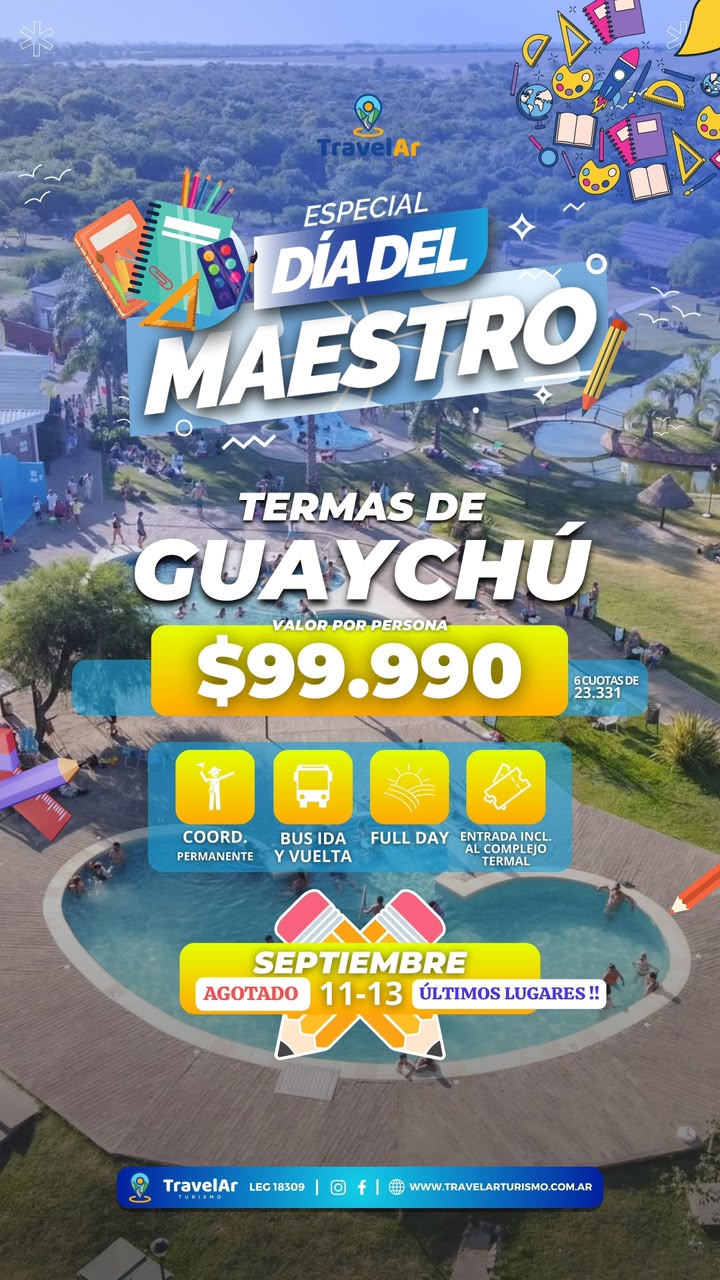 Termas de Guaychú Día del Maestro