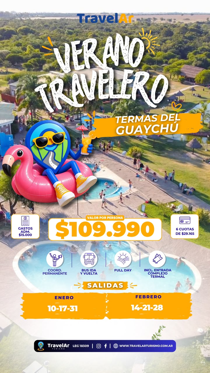 Termas del Guaychú Verano Travelero