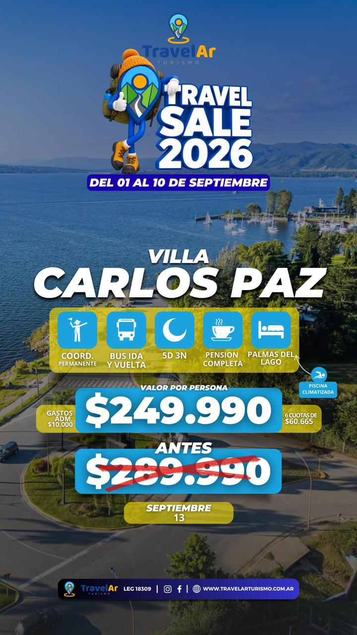 Villa Carlos Paz Super Sale