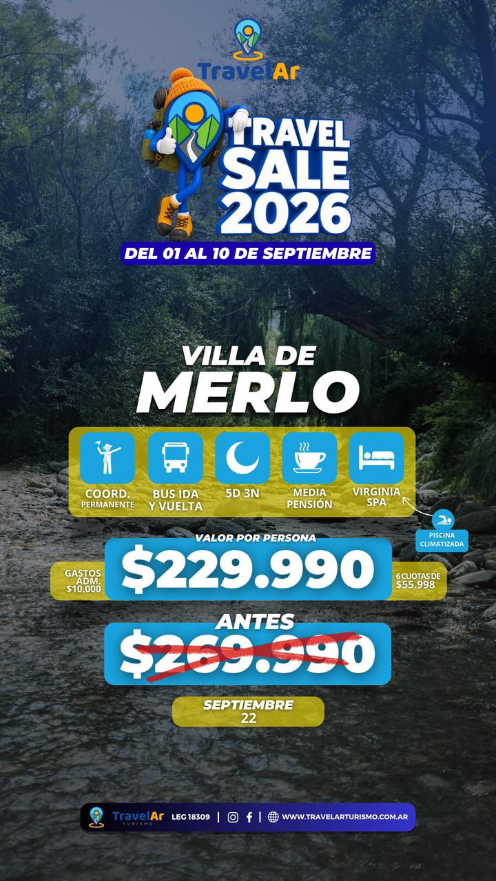 Villa de Merlo Super Sale