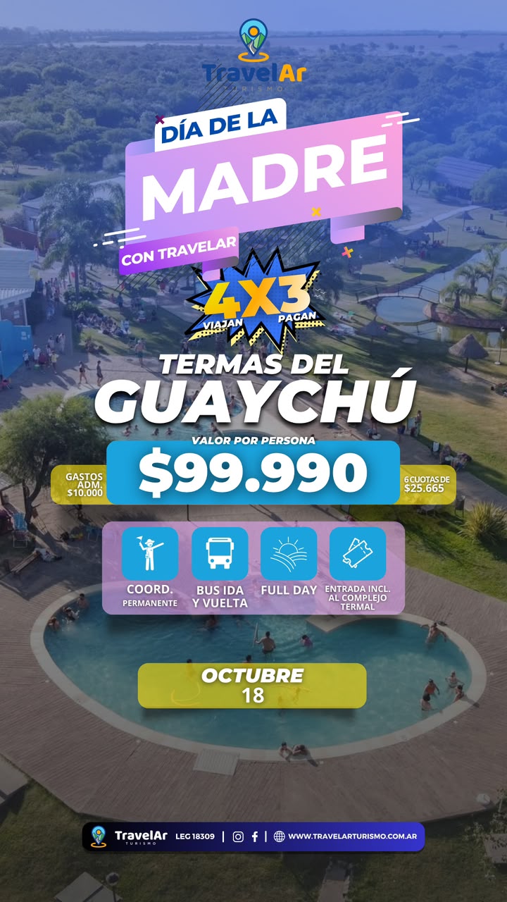 Termas del Guaychú Día de la Madre
