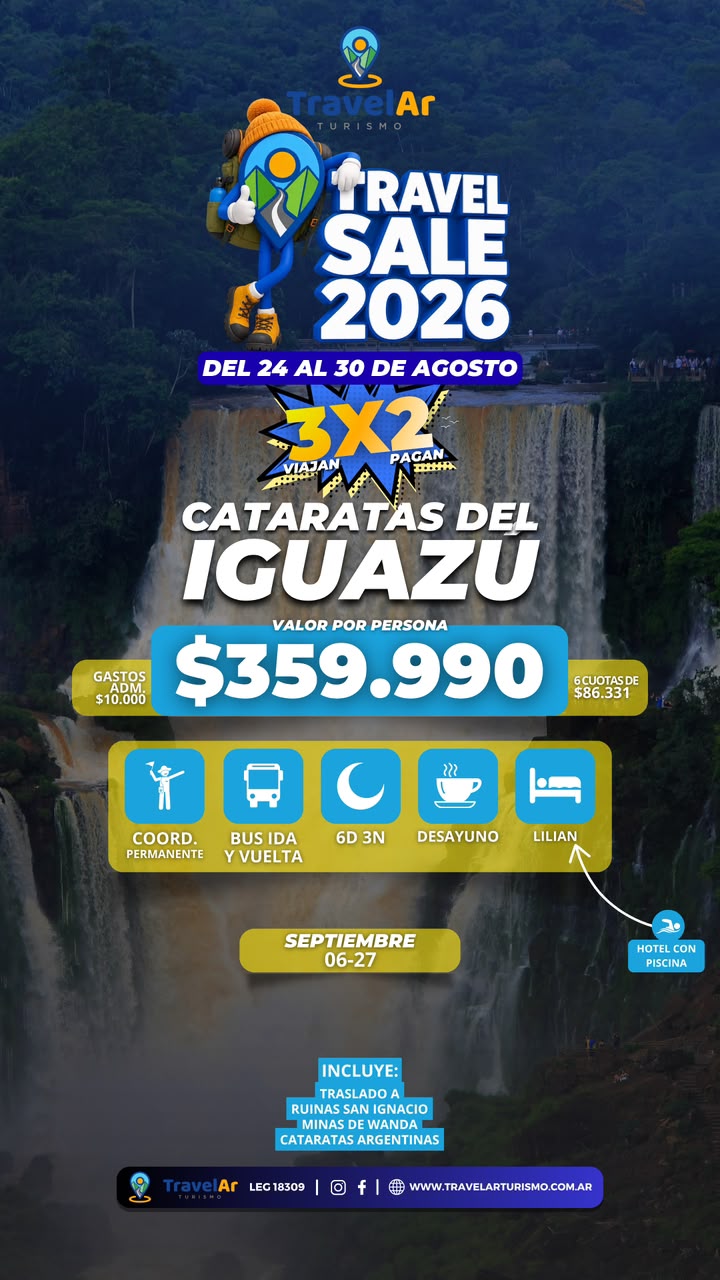 Cataratas del Iguazú Travel Sale