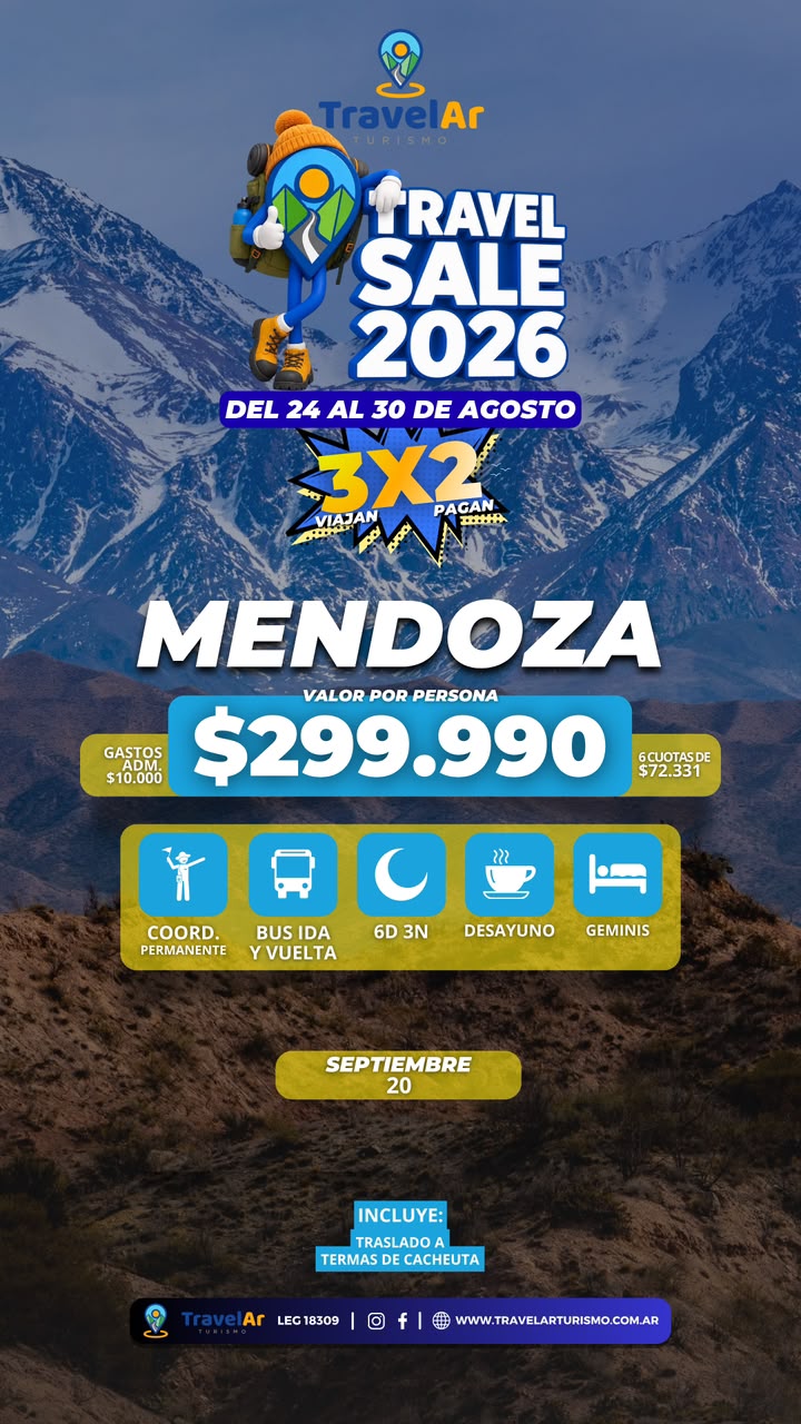 Mendoza Travel Sale