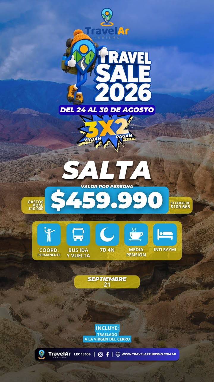 Salta Travel Sale