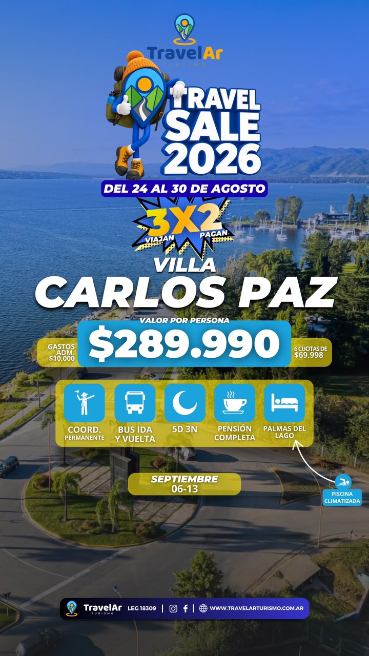Villa Carlos Paz Travel Sale