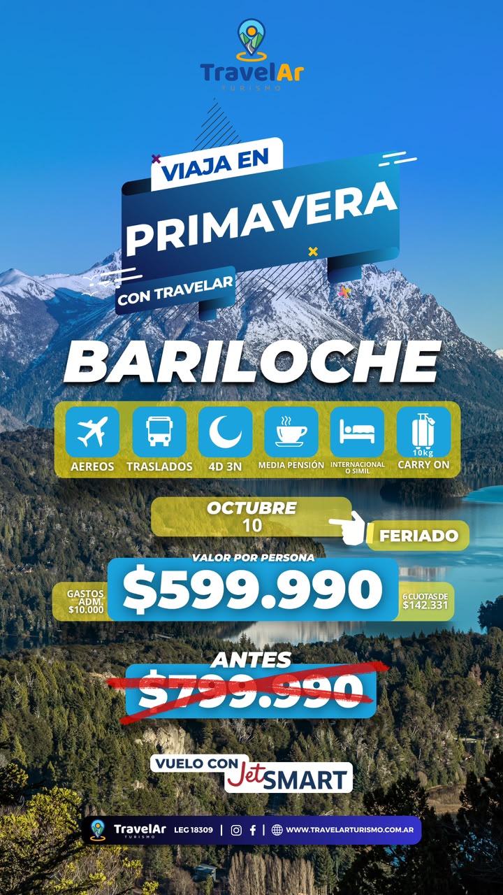 Bariloche JetSMART Primavera