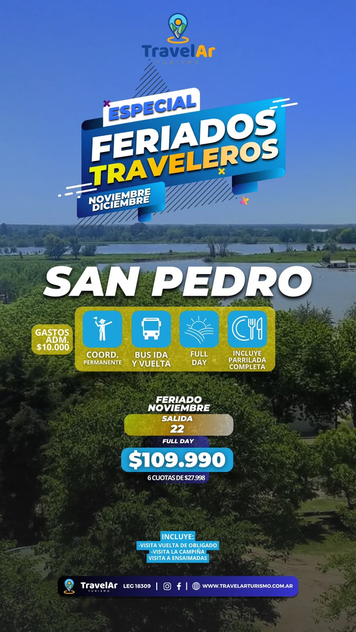 San Pedro Feriados Noviembre