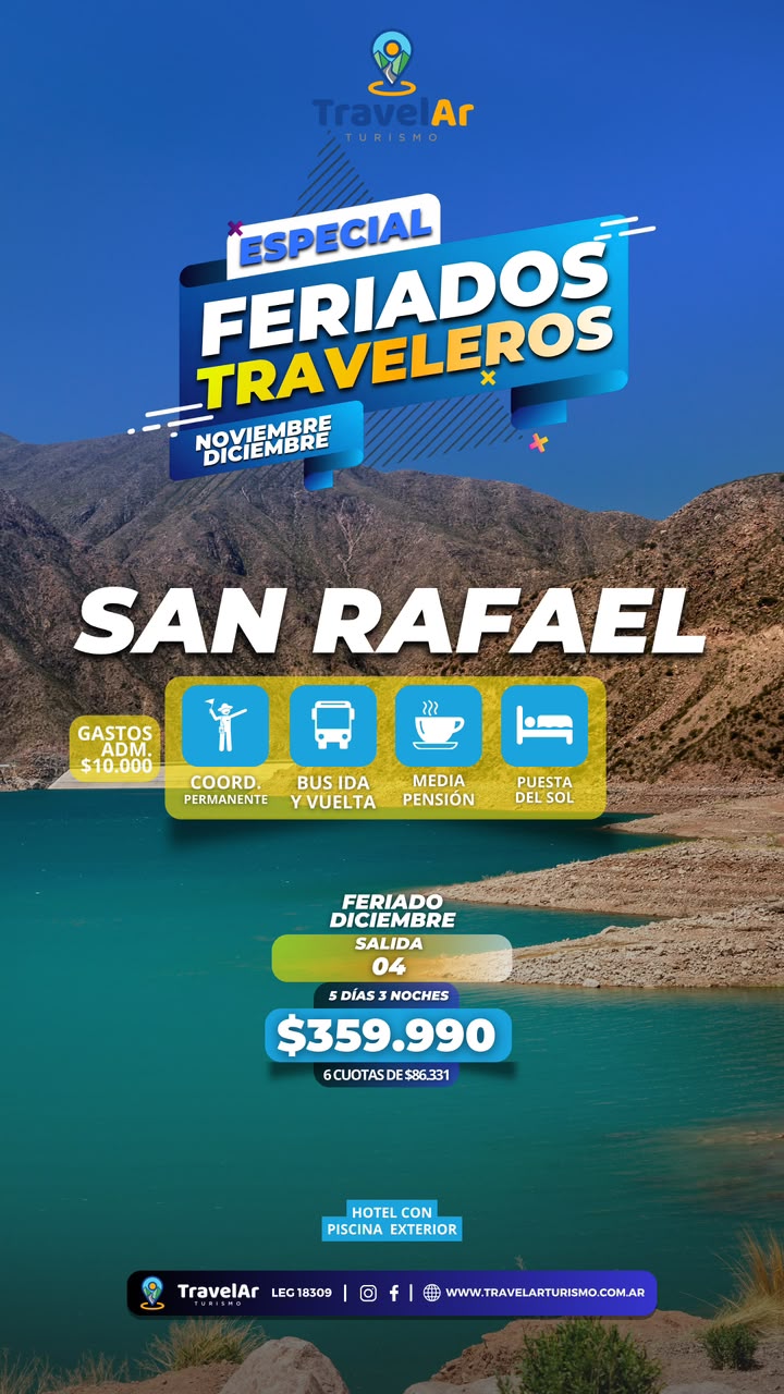 San Rafael Feriado Diciembre